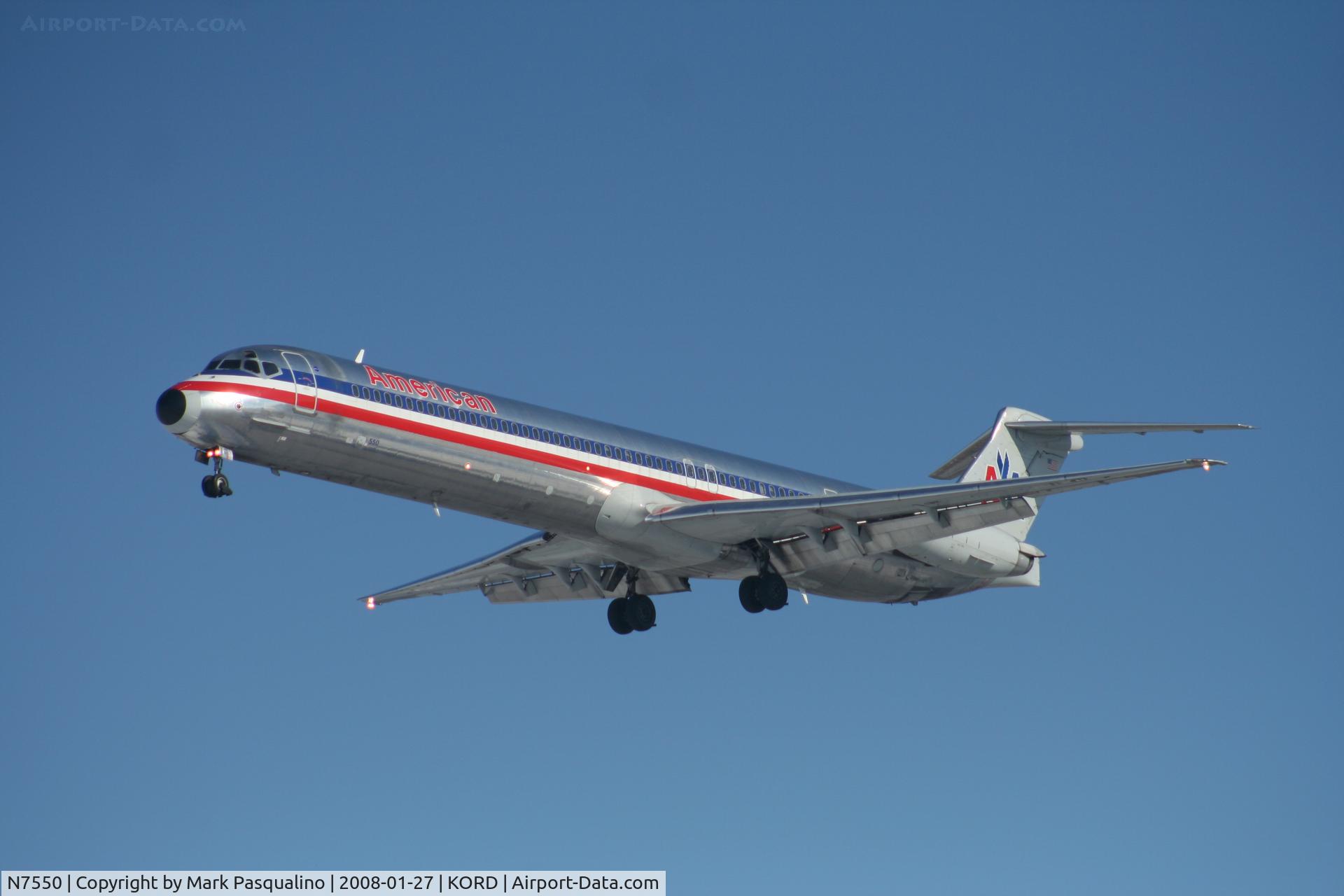 N7550, 1991 McDonnell Douglas MD-82 (DC-9-82) C/N 53032, MD-82