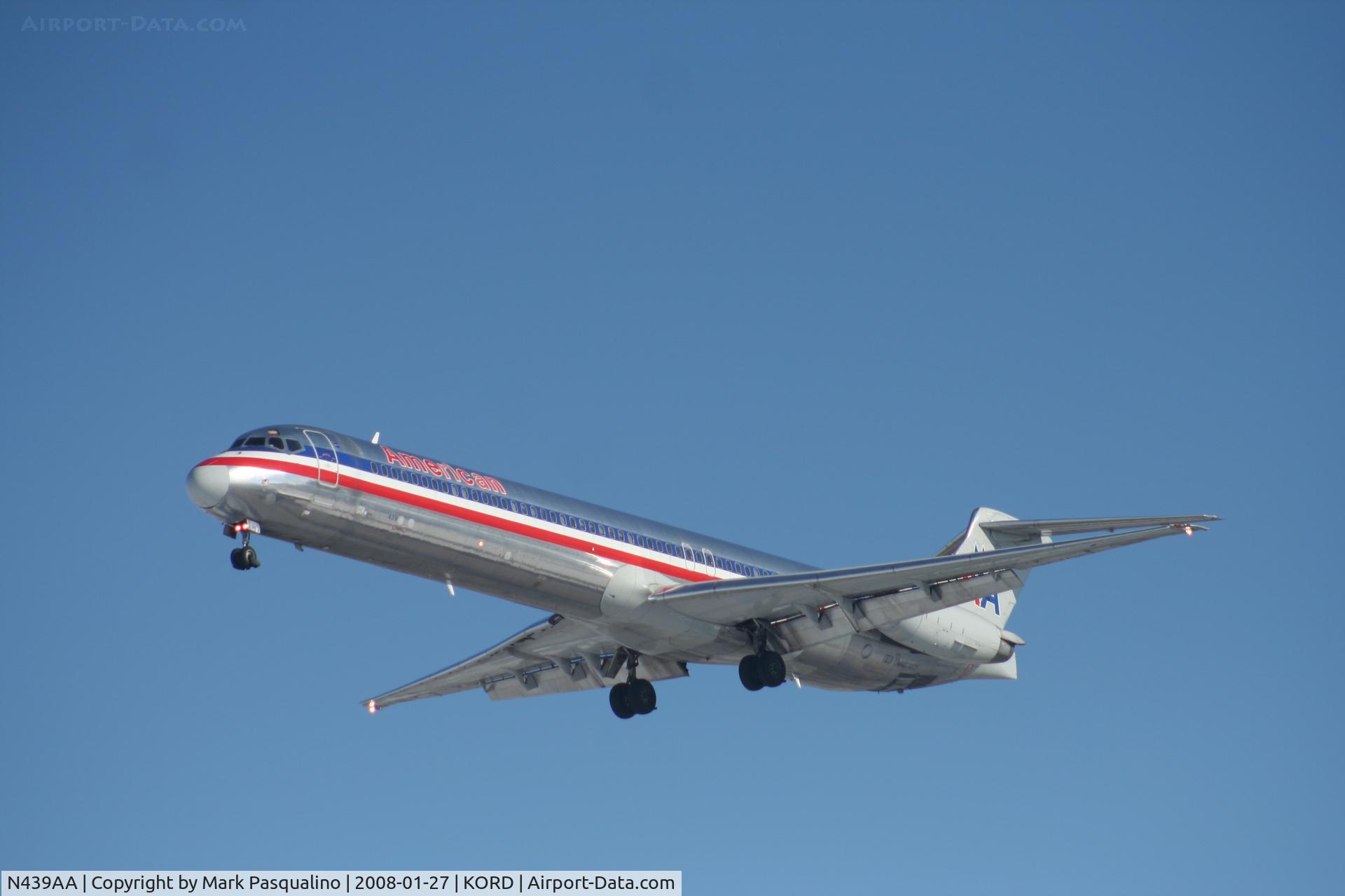N439AA, 1987 McDonnell Douglas MD-83 (DC-9-83) C/N 49457, MD-83