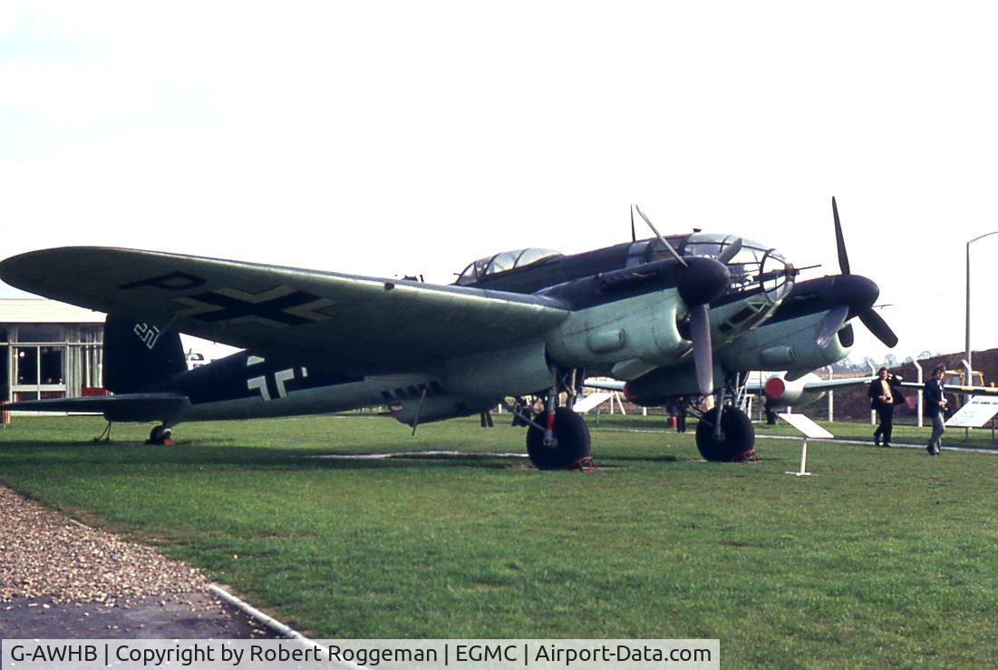 G-AWHB, 1951 CASA 2-111D C/N 167, Former Historic Aircraft Museum.Southend.Early 1970's.