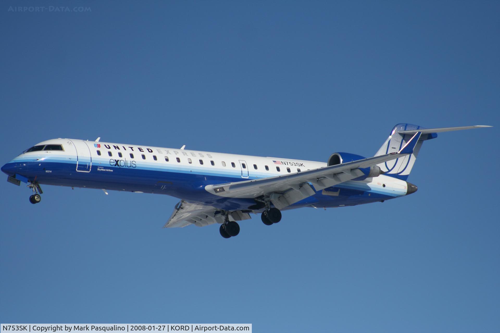 N753SK, 2005 Bombardier CRJ-701ER (CL-600-2C10) Regional Jet C/N 10214, CL-600-2C10