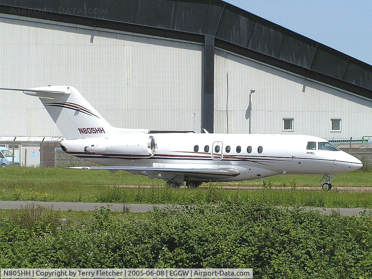 N805HH, 2004 Hawker Beechcraft 4000 C/N RC-5, My first photo of a Horizon 4000 at Luton in 2005