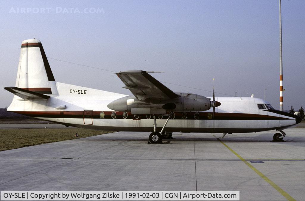 OY-SLE, 1972 Fokker F.27 Friendship 600 C/N 10477, visitor