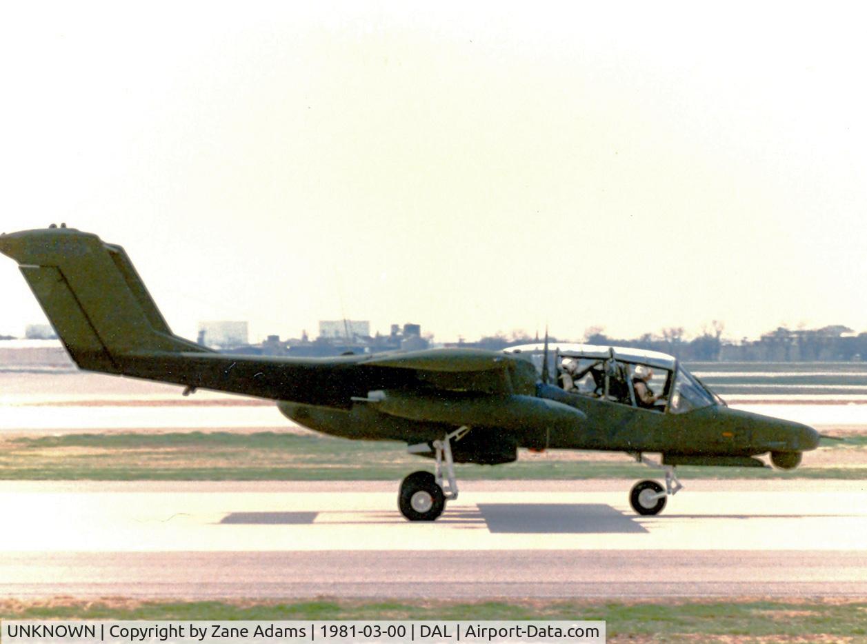 UNKNOWN, , Unmarked North American OV-10D Bronco at Love Field, Dallas, TX