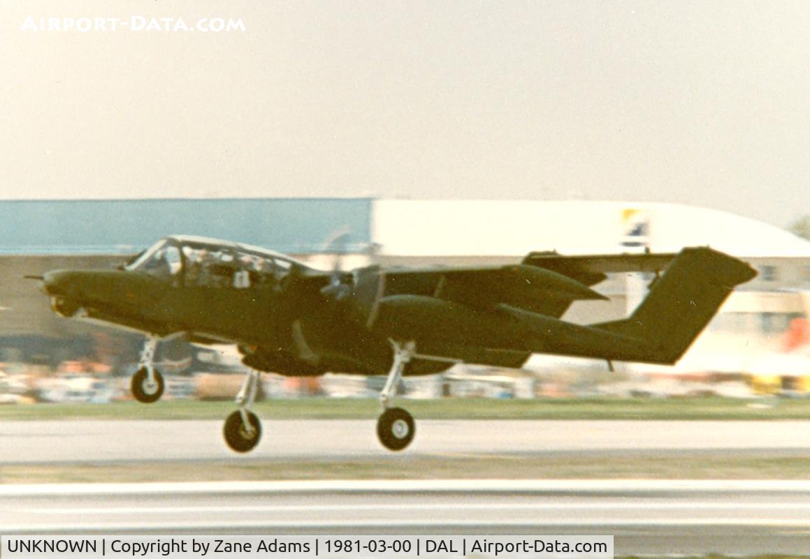 UNKNOWN, , Unmarked North American OV-10D Bronco at Love Field, Dallas, TX