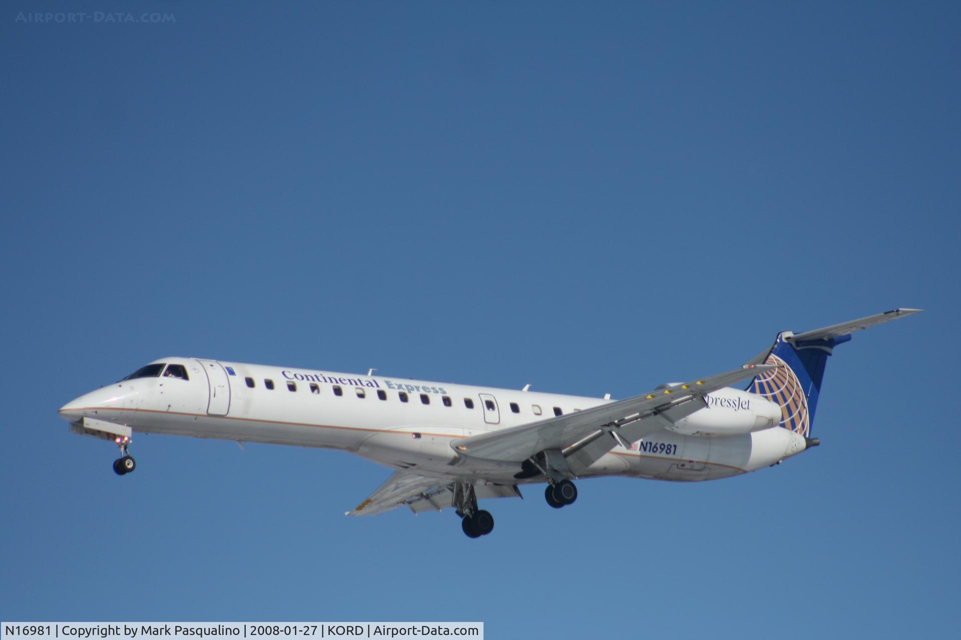 N16981, 1999 Embraer EMB-145LR C/N 145208, EMB-145LR