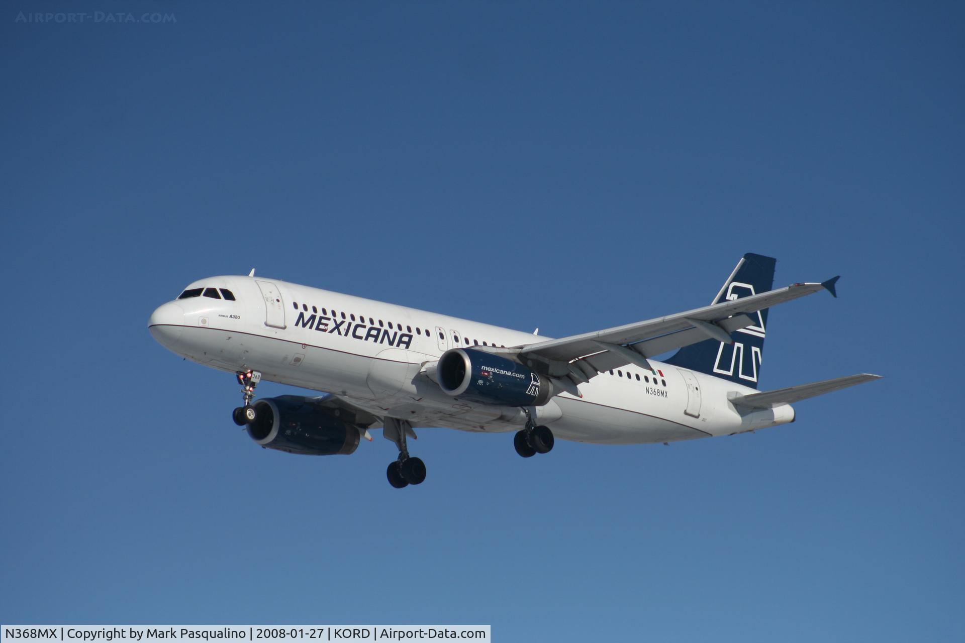 N368MX, 1992 Airbus A320-231 C/N 368, Airbus A320