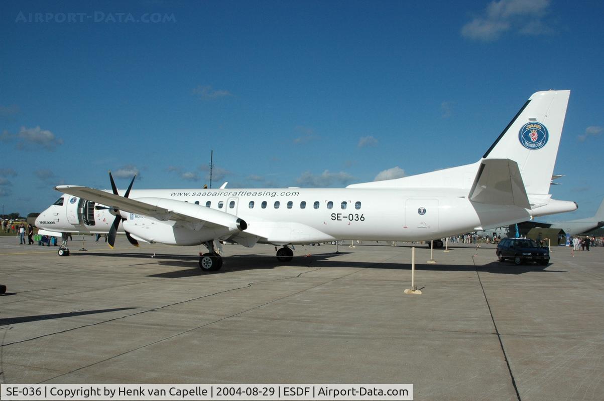 SE-036, 1996 Saab 2000 C/N 2000-036, Saab owned 2000
