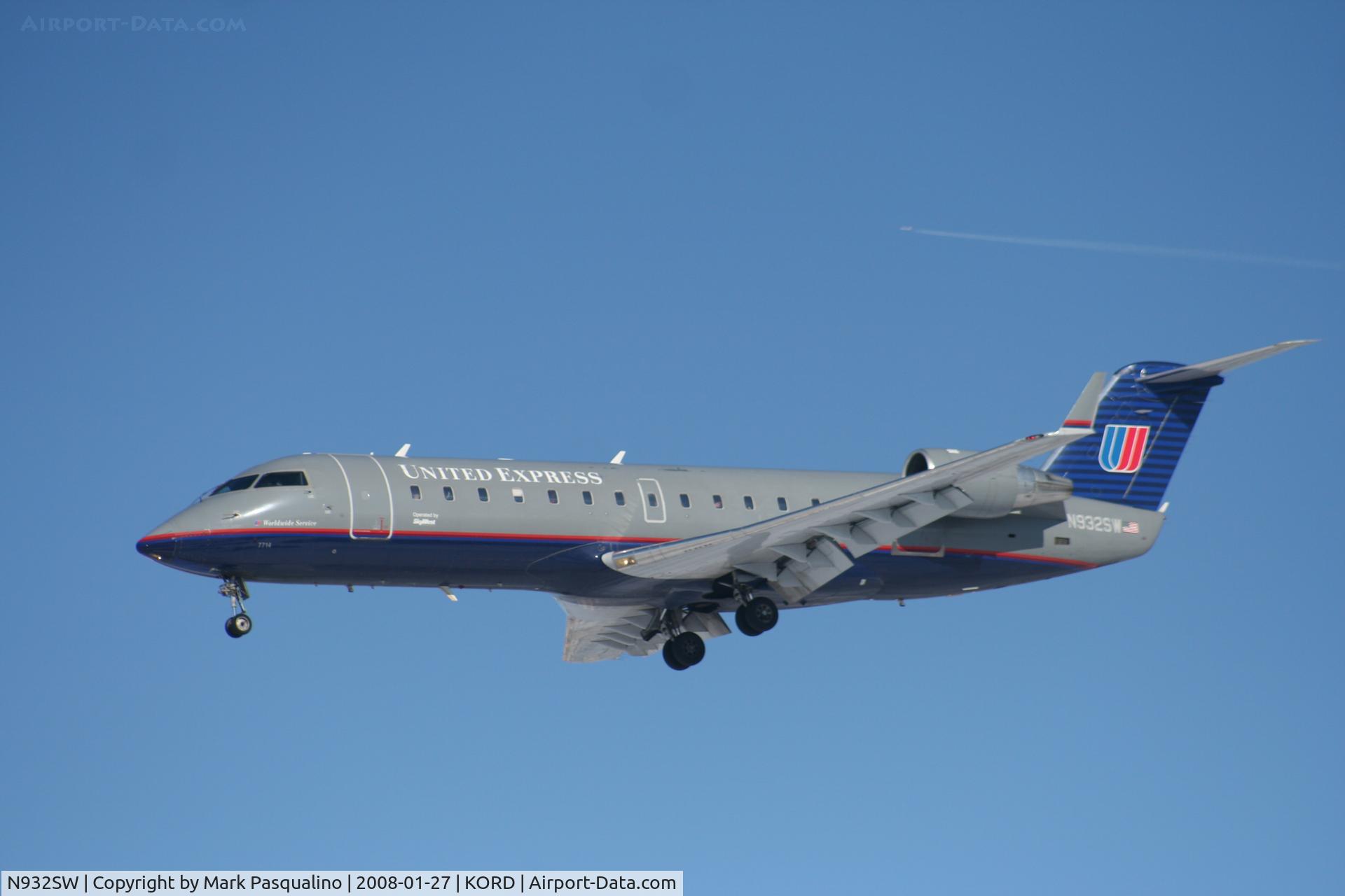 N932SW, 2002 Bombardier CRJ-200LR (CL-600-2B19) C/N 7714, CL-600-2B19