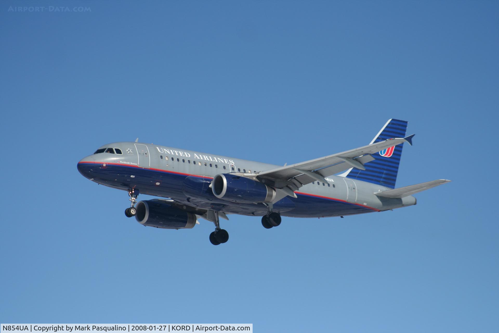 N854UA, 2002 Airbus A319-131 C/N 1731, Airbus A319