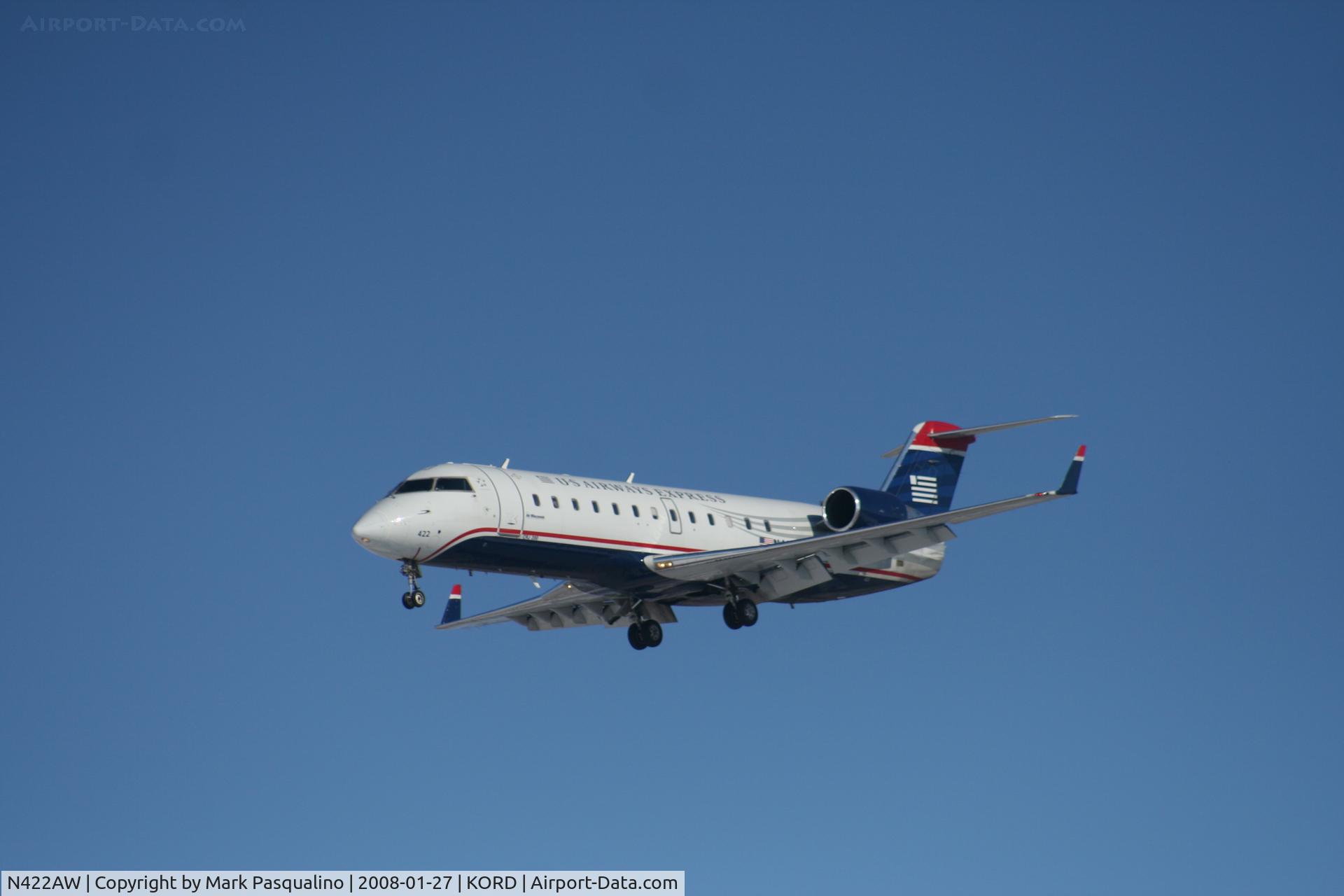 N422AW, 1999 Canadair CRJ-200ER (CL-600-2B19) C/N 7341, CL-600-2B19