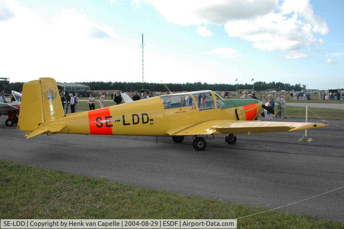 SE-LDD, 1953 Saab Sk.50 Safir C/N 91-250, Saab Safir at Kallinge airfield