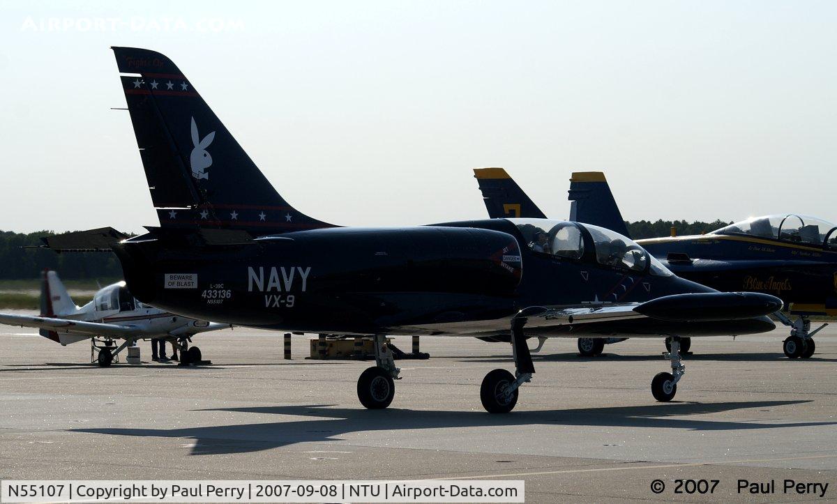 N55107, 1984 Aero L-39C Albatros C/N 433136, The bunny is on the move, taxiing out