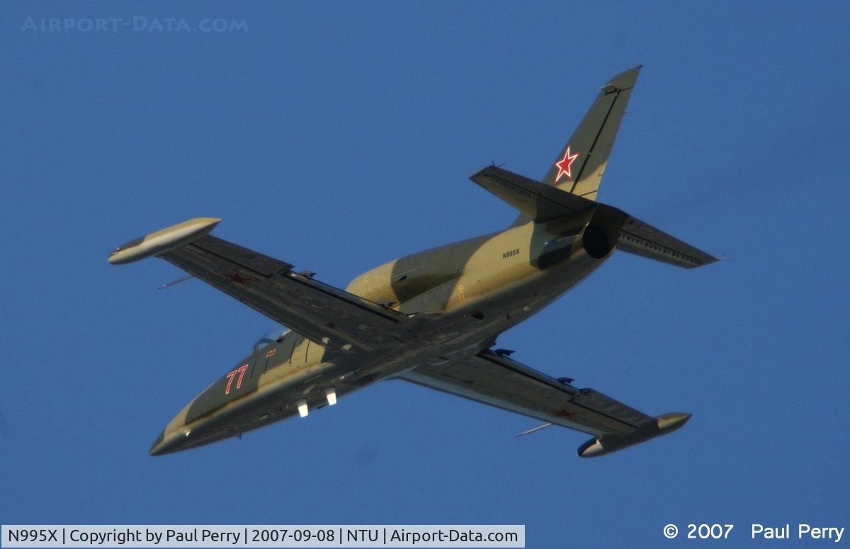 N995X, 1983 Aero L-39C Albatros C/N 332507, Sweet return over the crowdline