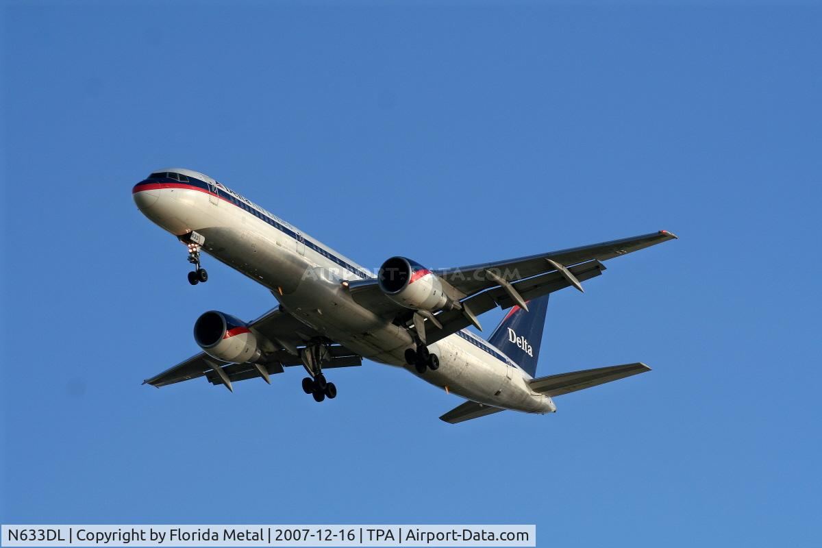 N633DL, 1987 Boeing 757-232 C/N 23614, Delta