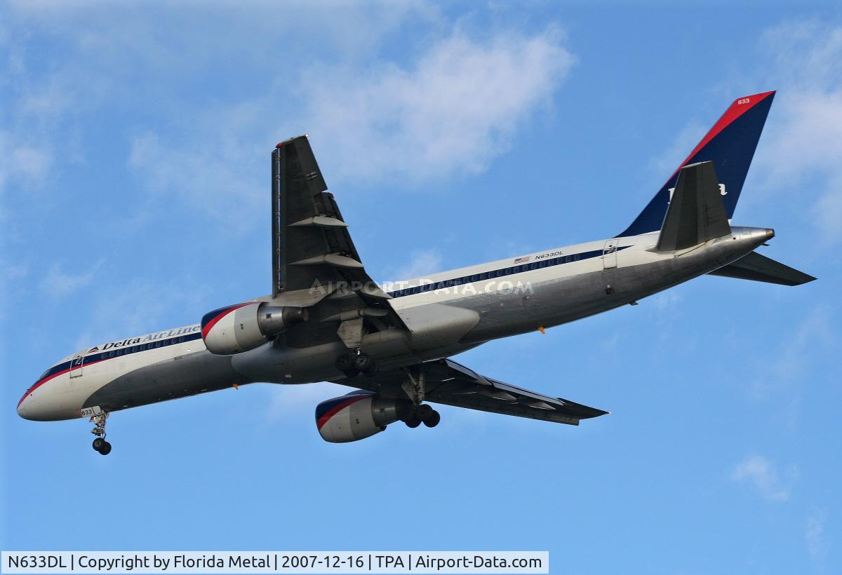 N633DL, 1987 Boeing 757-232 C/N 23614, Delta