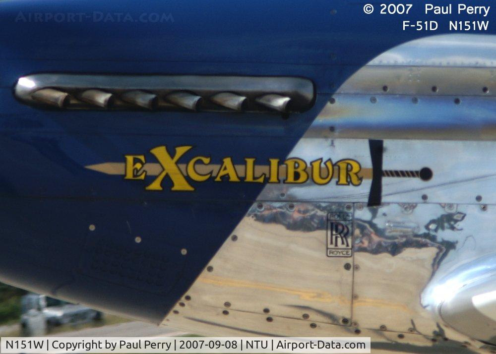 N151W, 1945 North American F-51D Mustang C/N 124-48293, The art for this pretty pony