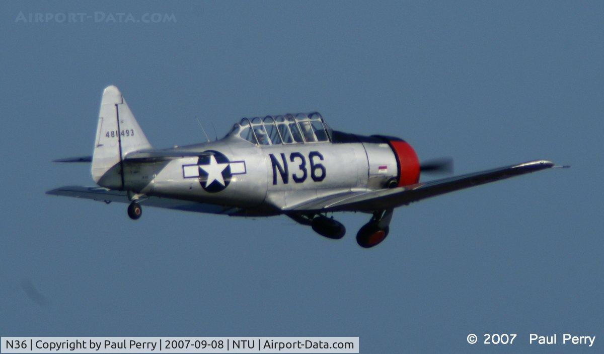 N36, 1944 North American AT-6F Texan C/N 121-42765, Tucking the gear away