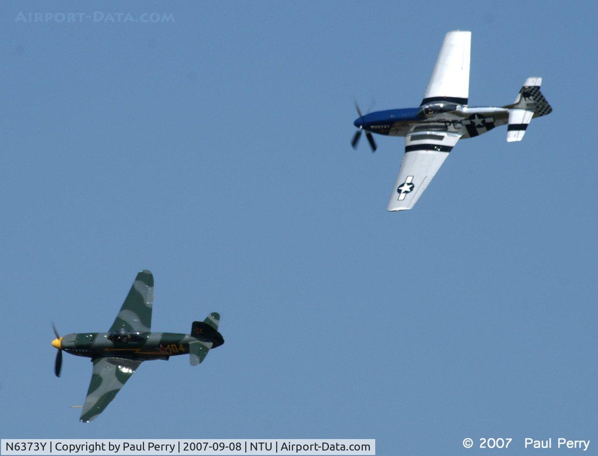 N6373Y, 1997 Yakovlev Yak-9U-M C/N 0470404, Like a scene from The Great Patriotic War