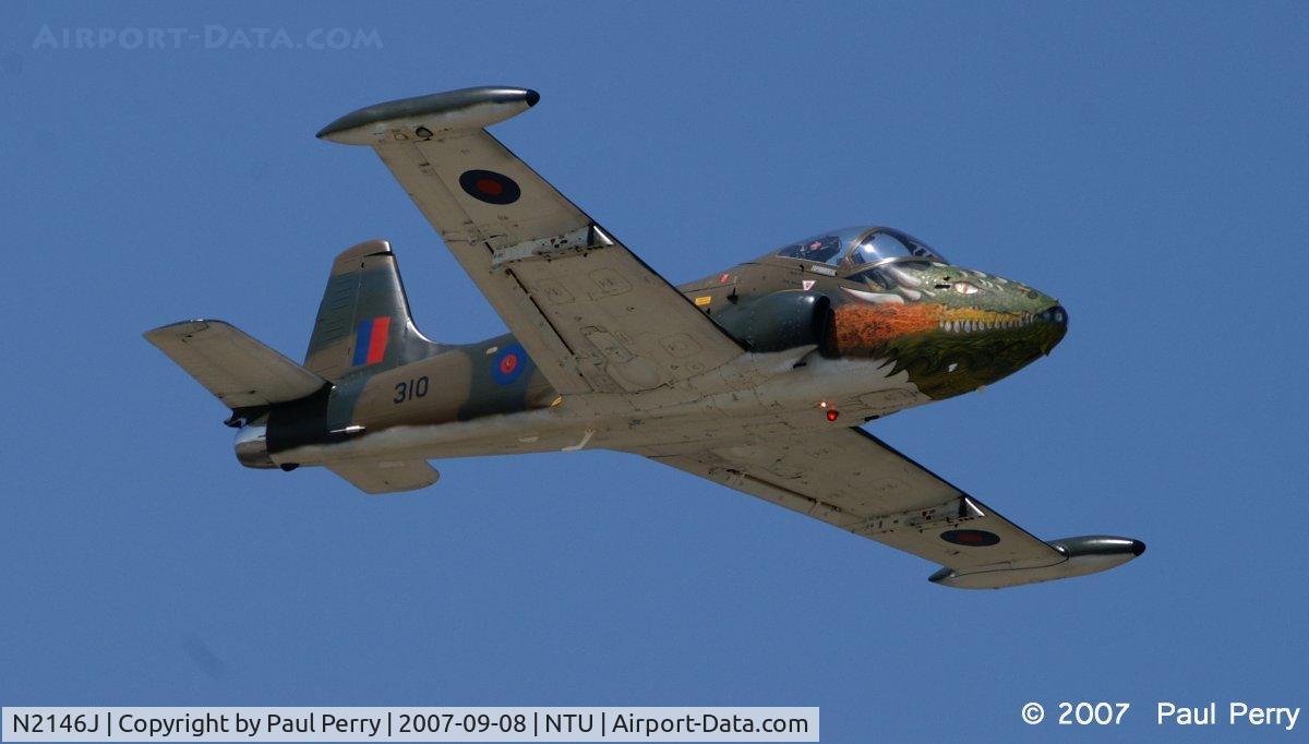 N2146J, 1970 BAC 167 Strikemaster C/N 1930, Sliding through the air, for the most part