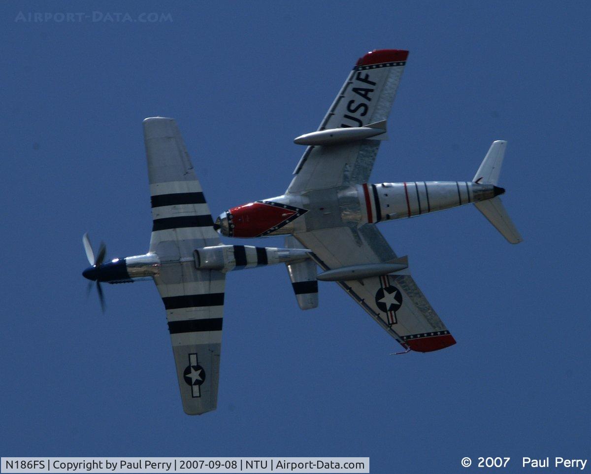 N186FS, 1956 Canadair CL-13B Sabre 6 C/N 1461, Tight, baby.  Tight