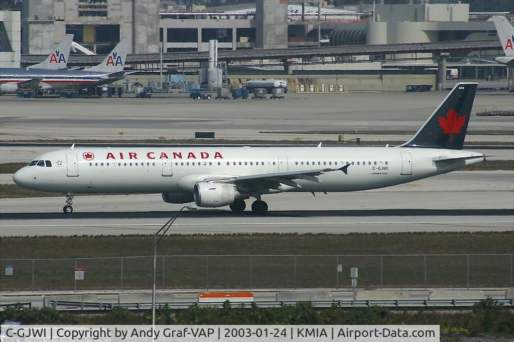 C-GJWI, 2002 Airbus A321-211 C/N 1772, Air Canada A321