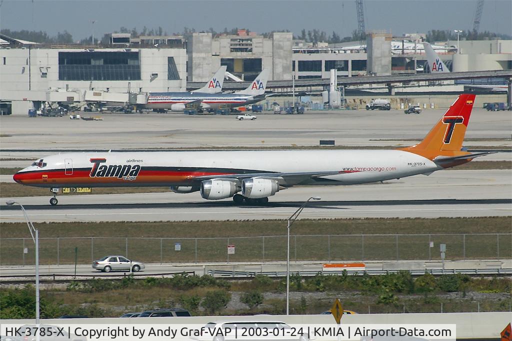HK-3785-X, McDonnell Douglas DC-8-71(F) C/N 46066, TAMPA DC 8-72
