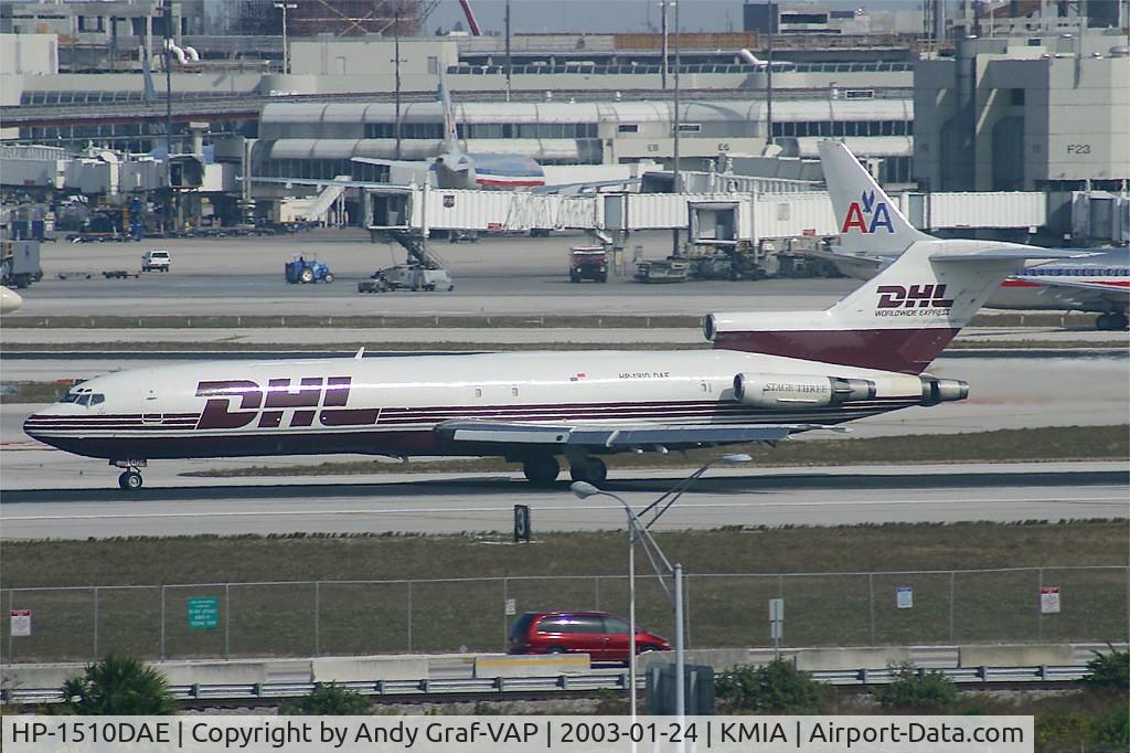 HP-1510DAE, 1973 Boeing 727-264 C/N 20709, DHL 727-200