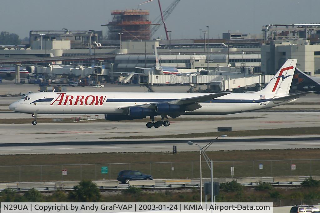 N29UA, 1971 Douglas DC-8-61 C/N 46159, Arrow DC 8-61