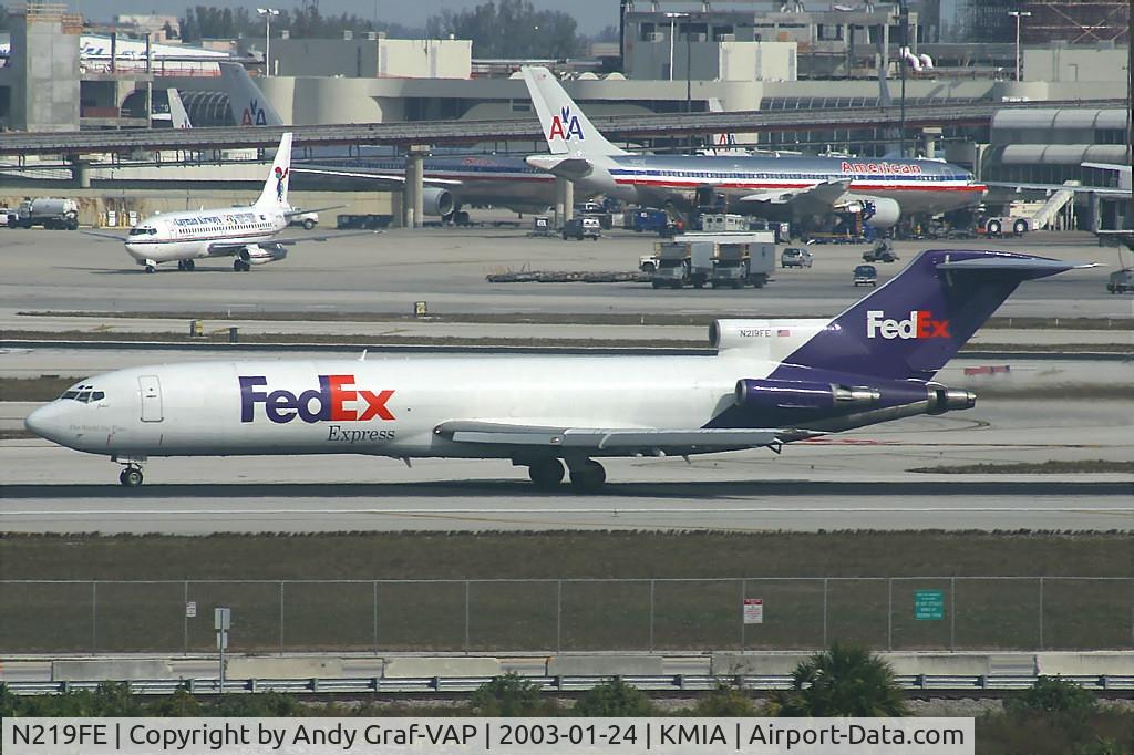 N219FE, 1975 Boeing 727-223(F) C/N 21102, FEDEX 727-200