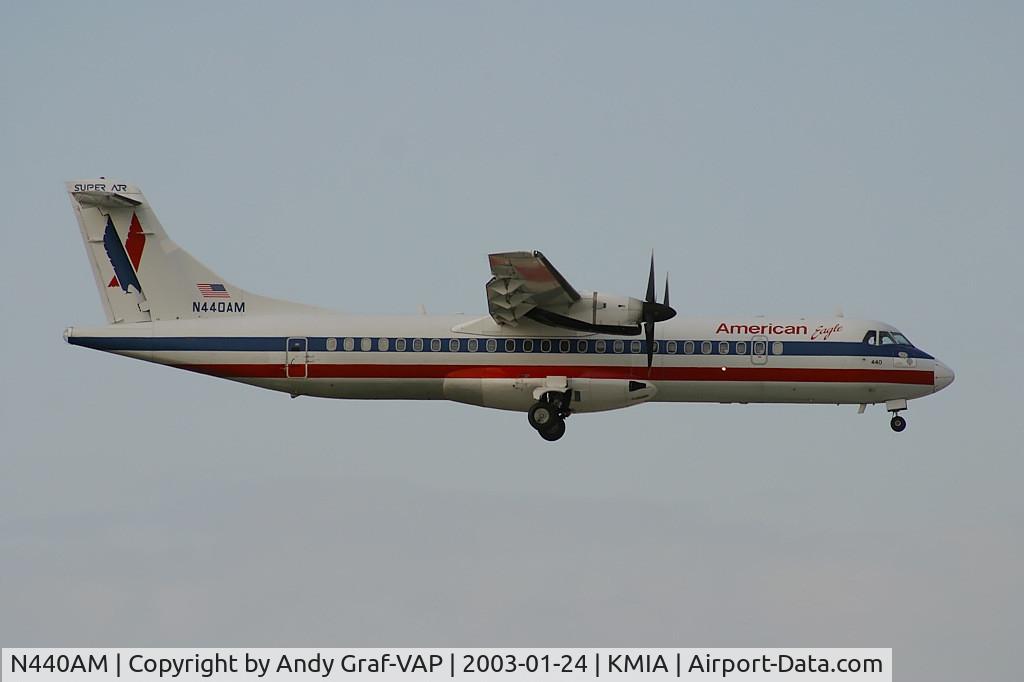 N440AM, 1994 ATR 72-212 C/N 440, American Eagle ATR72