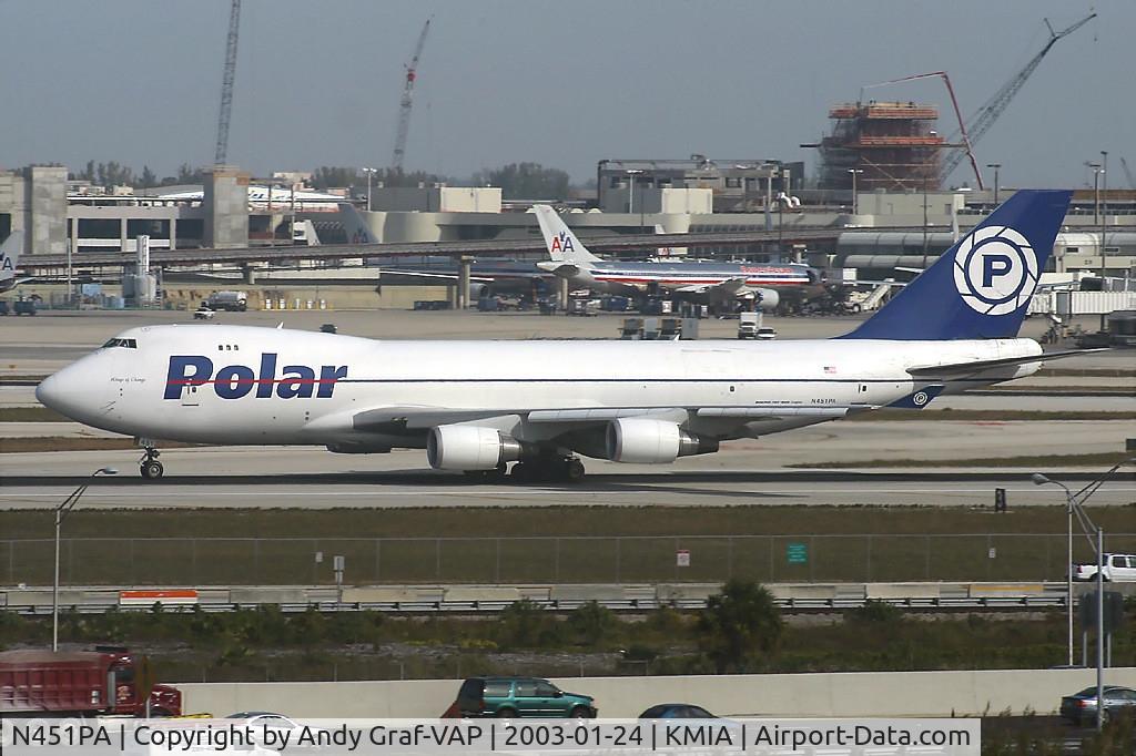 N451PA, 2000 Boeing 747-46NF C/N 30809, Polar Air Cargo 747-400