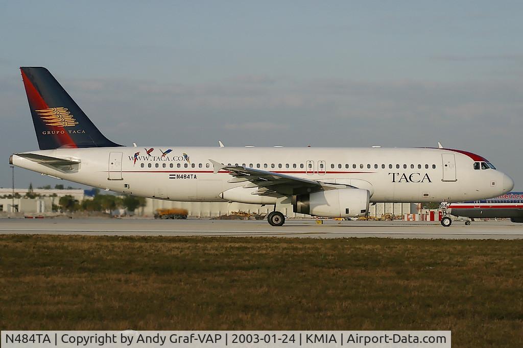 N484TA, 2001 Airbus A320-233 C/N 1523, TACA A320