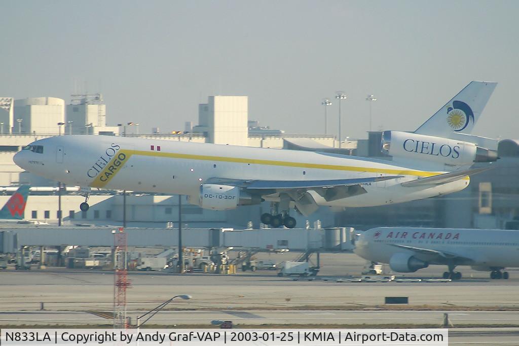 N833LA, 1974 McDonnell Douglas DC-10-30F C/N 46937, Cielos Cargo DC 10-30