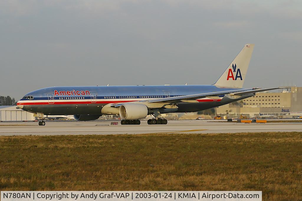 N780AN, 1999 Boeing 777-223 C/N 29956, American Airlines 777-200