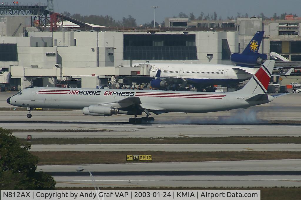 N812AX, 1970 McDonnell Douglas DC-8-63F C/N 46126, Airborne Express DC 8-63