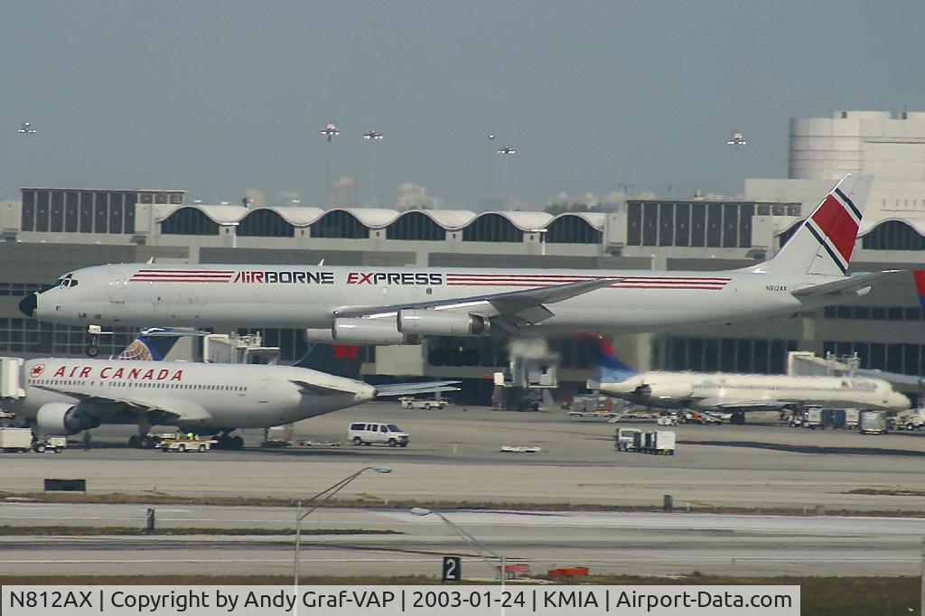 N812AX, 1970 McDonnell Douglas DC-8-63F C/N 46126, Airborne Express DC 8-63