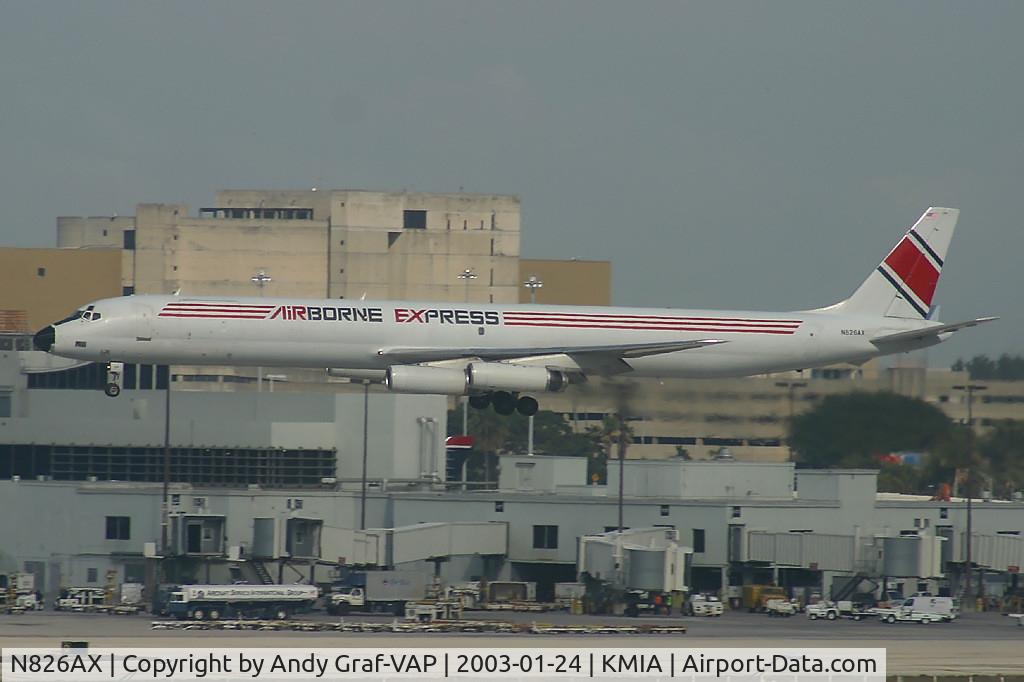 N826AX, 1969 Douglas DC-8-63F C/N 46061, Airborne Express DC 8-63