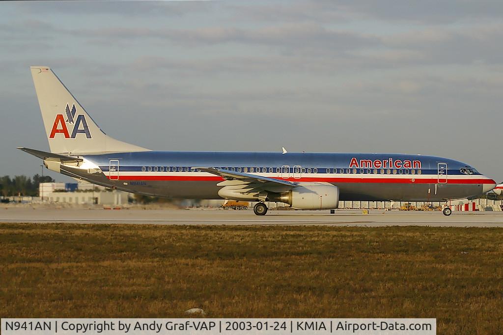 N941AN, 2000 Boeing 737-823 C/N 29534, American Airlines 737-800
