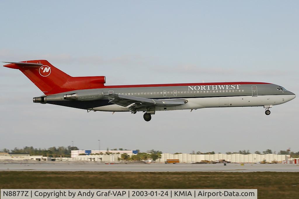 N8877Z, 1977 Boeing 727-225 C/N 21450, Northwest 727-200