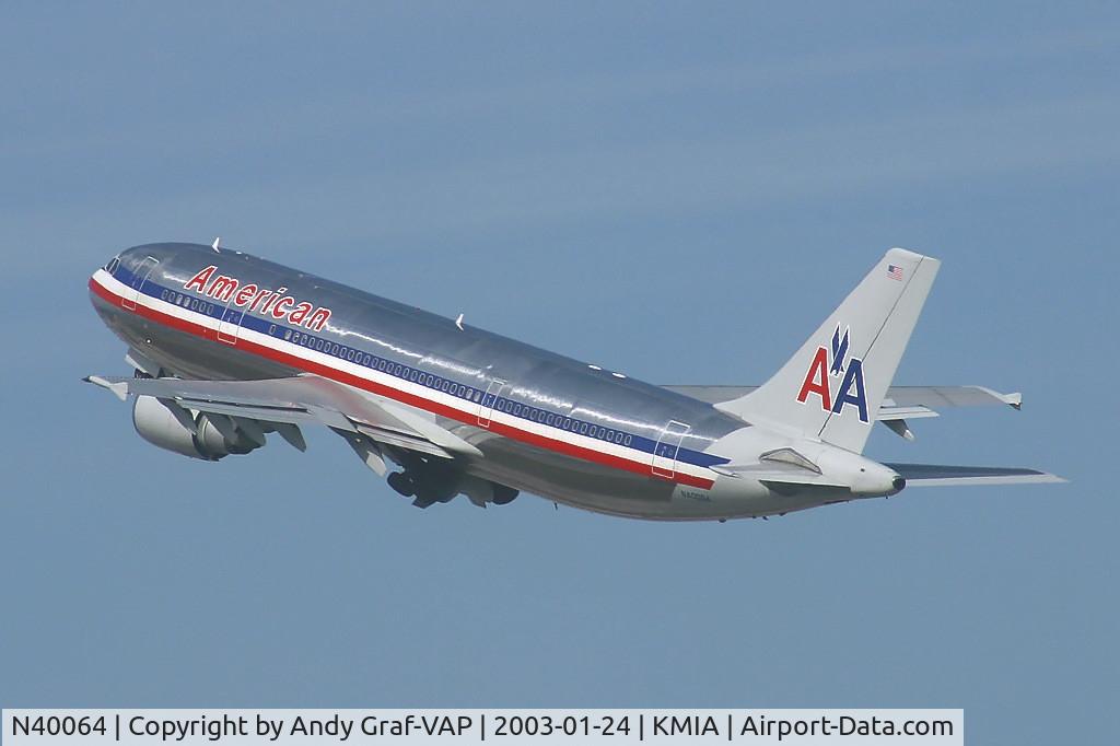 N40064, 1989 Airbus A300B4-605R C/N 507, American Airlines A300-600