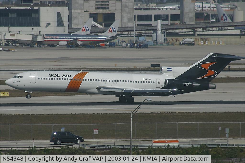 N54348, 1979 Boeing 727-231 C/N 21967, Sol Air 727-200