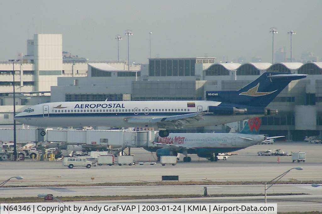 N64346, 1979 Boeing 727-231 C/N 21633, Aeropostal 727-200