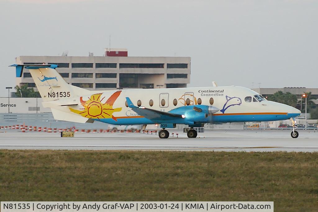 N81535, 1995 Beech 1900D C/N UE-147, Continental Connection B1900