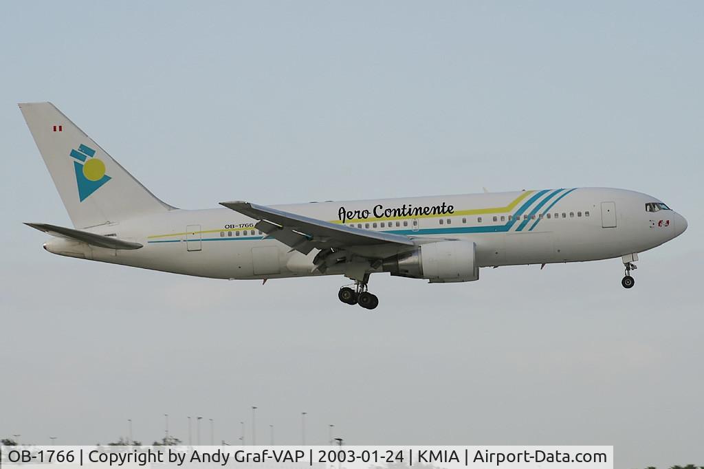 OB-1766, 1988 Boeing 767-219/ER C/N 24150, Aero Continente 767-200