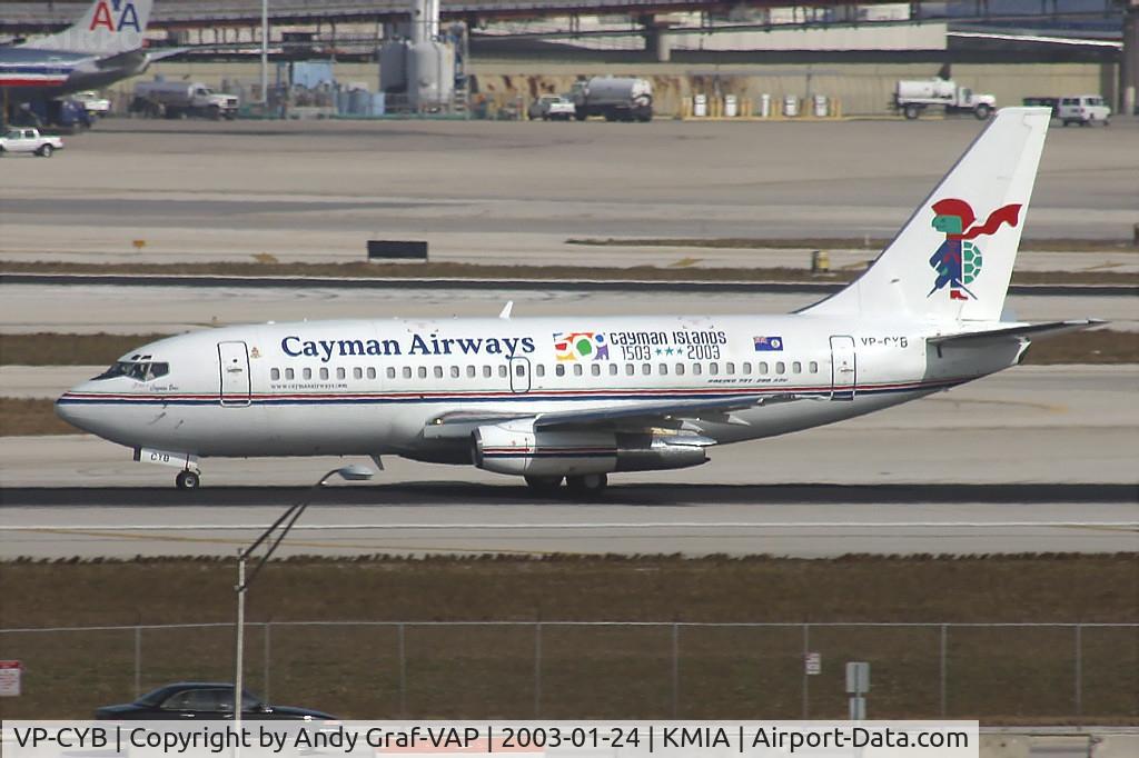 VP-CYB, 1979 Boeing 737-2S2C C/N 21929, Cayman Airlines 737-200