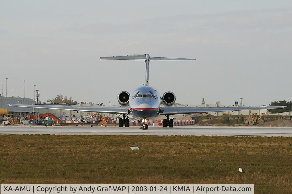 XA-AMU, 1990 McDonnell Douglas MD-88 C/N 49928, Aeromexico MD80