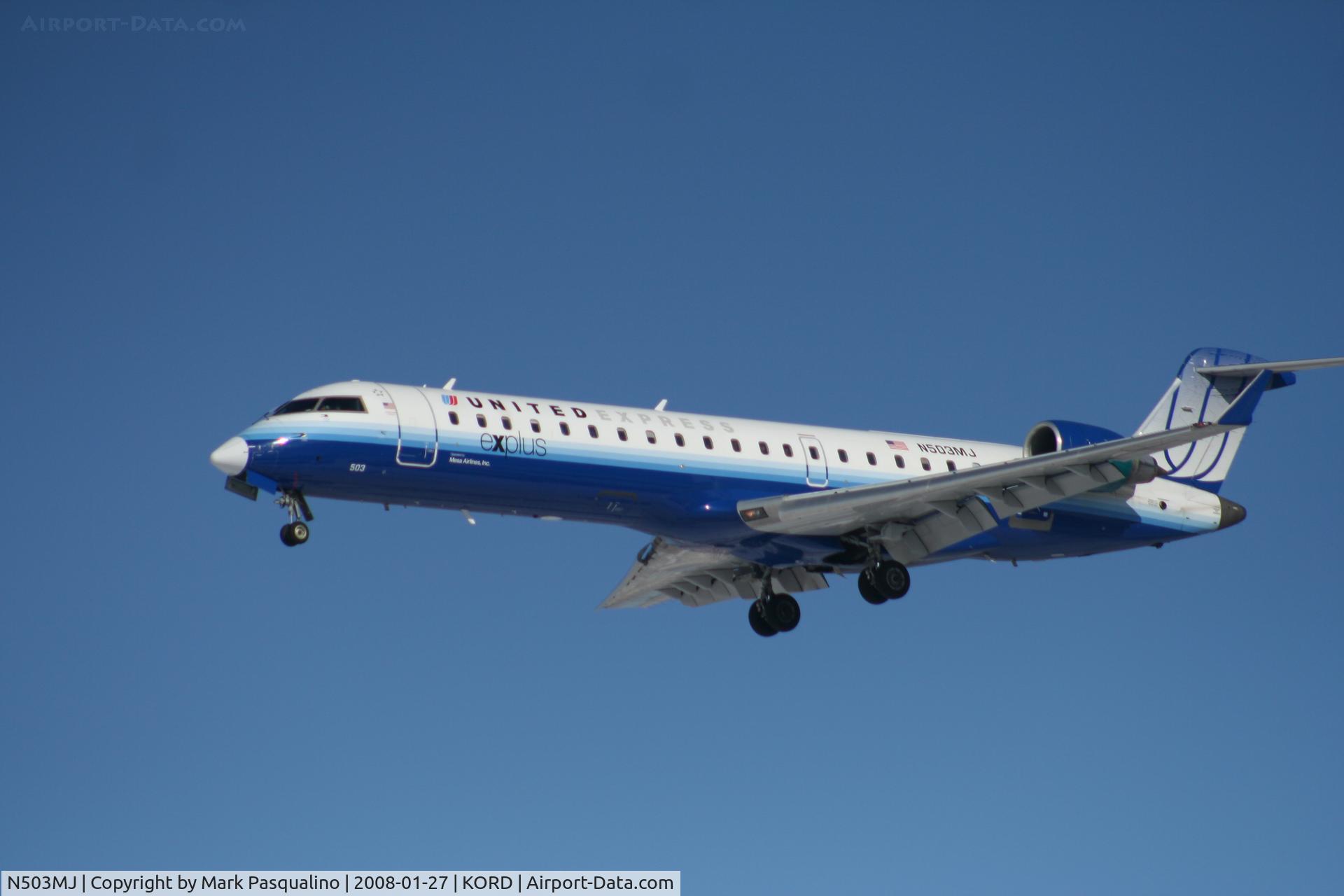 N503MJ, 2002 Bombardier CRJ-700 (CL-600-2C10) Regional Jet C/N 10058, CL-600-2C10