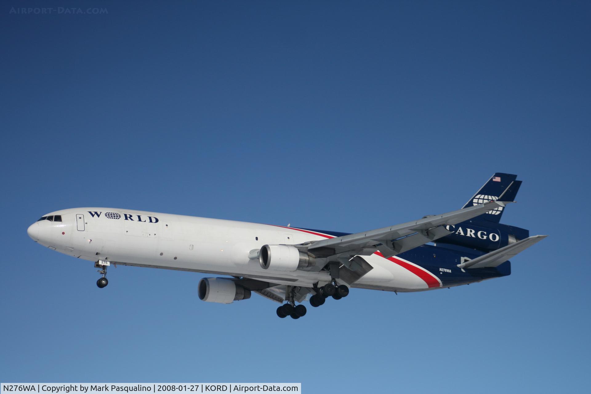 N276WA, 1995 McDonnell Douglas MD-11F C/N 48632, MD-11F