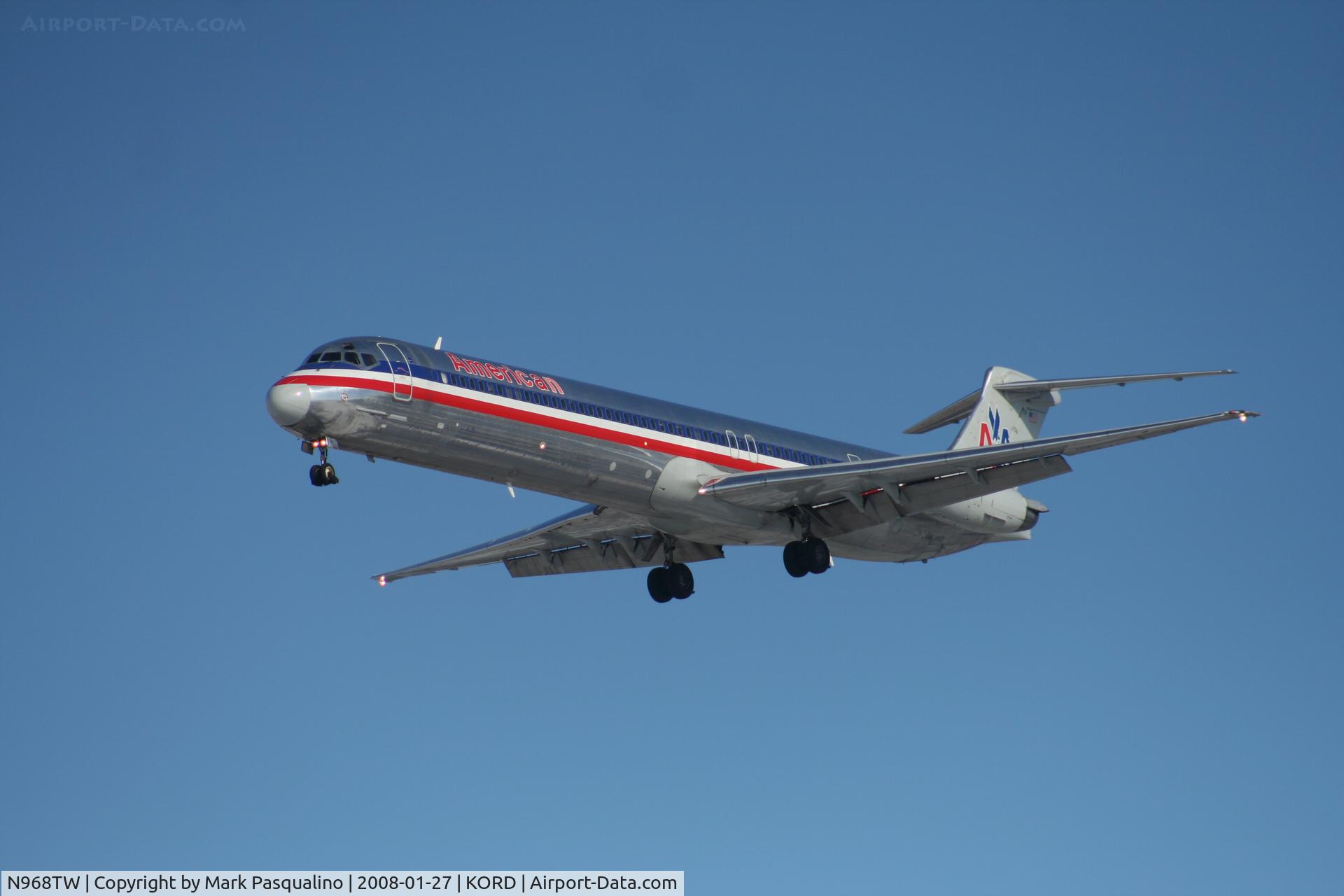 N968TW, 1999 McDonnell Douglas MD-83 (DC-9-83) C/N 53618, MD-83