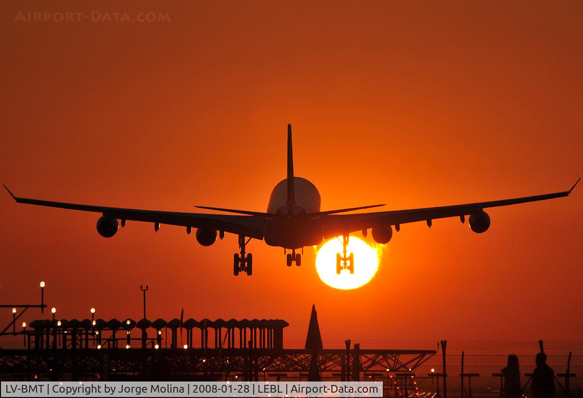 LV-BMT, 1994 Airbus A340-312 C/N 048, Amazing sunset for this A343 Aerolineas Argentinas...